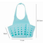 Home Storage Drain Basket Kitchen Sink Holder Adjustable Soap Sponge Shlf Hanging Drain Basket Bag Kitchen Accessories 2030