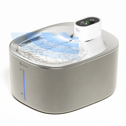 Wireless Water Fountain for Dogs and Cats, Auto Sensor Drinking Fountain, Pet Water Dispenser Accessory, 4L