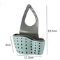 Home Storage Drain Basket Kitchen Sink Holder Adjustable Soap Sponge Shlf Hanging Drain Basket Bag Kitchen Accessories 2030