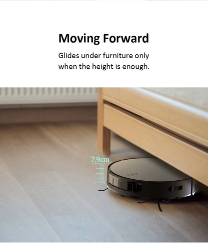 Robot Vacuum Cleaner Combo and Mop 6000PA Strong Suction  Robotic App& Remote Control Self-Charging Smart Mapping for Pet Hair