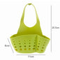 Home Storage Drain Basket Kitchen Sink Holder Adjustable Soap Sponge Shlf Hanging Drain Basket Bag Kitchen Accessories 2030