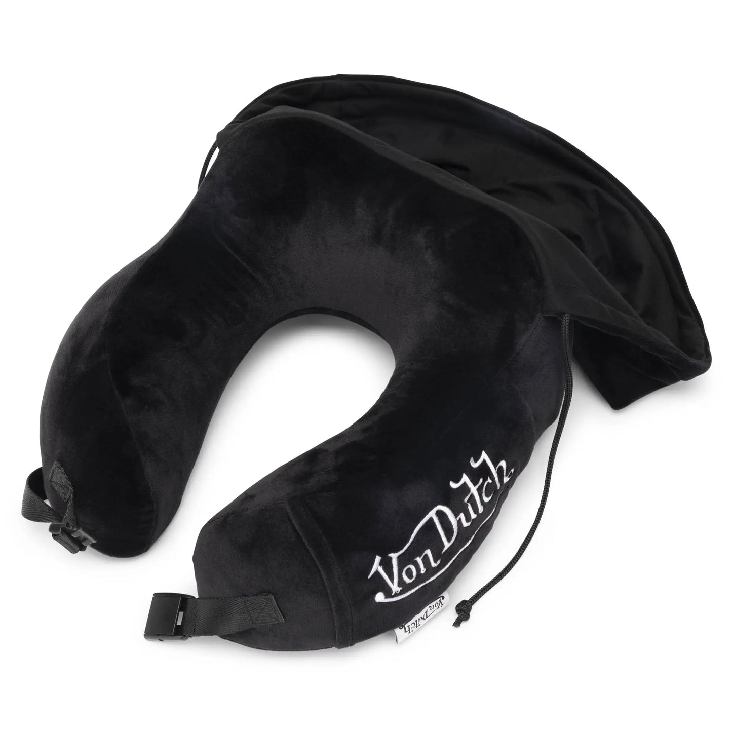 Eyeconic Hooded Ergonomic Memory Foam Travel Neck Pillow