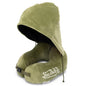 Eyeconic Hooded Ergonomic Memory Foam Travel Neck Pillow