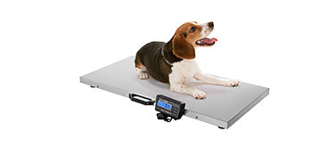 SucceBuy 880/1100Lbs Digital Livestock Scale Large Pet Vet Scale Stainless Steel Platform Elect Ronic Postal Shipping Scale